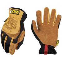Gants Fastfit, Petit, Paume en Cuir fleur, Poignet &eacute;lastique Auto-Cam