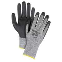 Gants &eacute;lastiques sans coutures r&eacute;sistants &agrave; la coupe, Taille T-Grand/10, Calibre 13, Rev&ecirc;tement Polyur&eacute;thane, Enveloppe en PEHP, ANSI/ISEA 105 niveau 2/EN 388 niveau 3 Auto-Cam