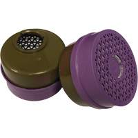Cartouche pour respirateur, Cartouche gaz/vapeur, Gaz multiples/Vapeur organique/Filtre P100 Auto-Cam