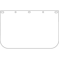Visi&egrave;re d&eacute;coup&eacute;e &agrave; l'emporte-pi&egrave;ce Dynamic, PETG, Teinte Transparent Auto-Cam