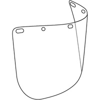 Visi&egrave;re d&eacute;coup&eacute;e &agrave; l'emporte-pi&egrave;ce Dynamic, Polycarbonate, Teinte Transparent Auto-Cam