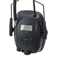 Howard Leight Sync Electo-H Helmet Earmuffs, Cap Mount Style, 30 dB Auto-Cam