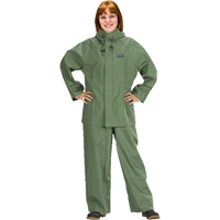 Hurricane Flame Retardant/Oil Resistant Rain Suits - Rainsuits, 4X-Large, Green Auto-Cam
