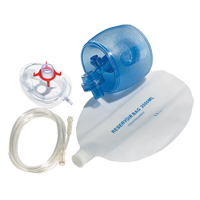 Dynamic Manual Resuscitator, Single Use Faceshield, Class 1 Auto-Cam