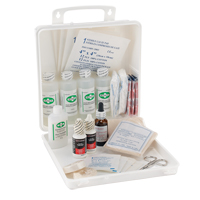 Trousse de premiers soins des brûlures pour soudeurs Dynamic, Dispositif m&eacute;dical Classe 1, Boîte en plastique Auto-Cam
