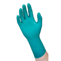 Gants jetables r&eacute;sistants aux produits chimiques 93-260, T-petit, N&eacute;opr&egrave;ne/Nitrile, 7,8 mils, Sans poudre, Vert Auto-Cam