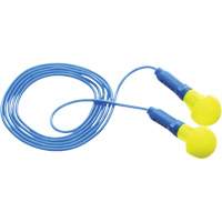 Bouchons d'oreilles E-A-R Push-Ins, Avec cordon, Paire - Sac en poly, 28/23 dB NRR, Taille unique Auto-Cam
