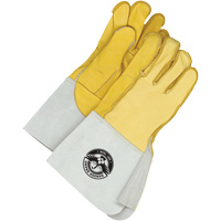 Welding Gloves, Grain Cowhide/Grain Deerskin, Size Large/10 Auto-Cam