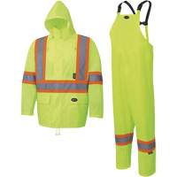5619 Habit de pluie Oxford 150D, Polyester, 2T-Grand, Jaune lime Auto-Cam