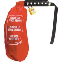 Sac de cadenassage &eacute;lectrique pour prise surdimensionn&eacute;e & contr&ocirc;le de palan, Type Prise Auto-Cam