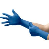 Gants UltraSense EC, T-petit, Nitrile, 5 mils, Sans poudre, Bleu, Classe 2 Auto-Cam