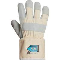 Endura&reg; Cut-Resistant Gloves, Small, Split Leather Palm Auto-Cam