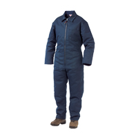 Combinaison en serge doubl&eacute;e, Hommes, Bleu marine, Taille Grand Auto-Cam