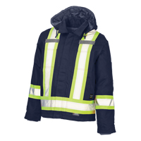 Safety Jacket, Navy Blue, Large Auto-Cam