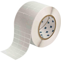 Glossy Rating Plate Labels, Metalized Polyester, 1" L x 0.5" H, Silver Auto-Cam