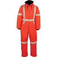 Reflective Insulated Coveralls, Small, Orange Auto-Cam