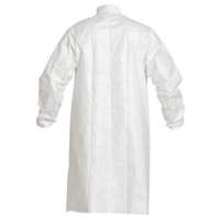 Lab Coat, Tyvek&reg; IsoClean&reg;, White, Small Auto-Cam