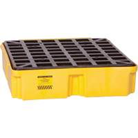 Modular Spill Platform, 15 US gal. Spill Capacity, 26" x 26.25" x 6.5" Auto-Cam
