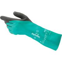 AlphaTec&reg; 58-735 Chemical & Cut-Resistant Gloves, Size 6, 13" L, Nitrile, Nylon Inner Lining, 39-mil Auto-Cam