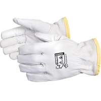 Endura&reg; Flame-Resistant Anti-Static Driver's Gloves, Small, Grain Goatskin Palm, Rhovyl&reg; Inner Lining Auto-Cam