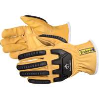 Endura&reg; Anti-Impact Driver's Gloves, Small, Grain Goatskin Palm Auto-Cam