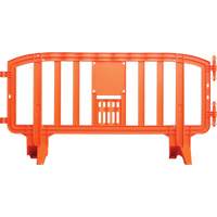 Movit Barricade, Interlocking, 78" L x 39" H, Orange SGN469 | Auto-Cam