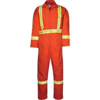 Westex UltraSoft&reg; Unlined Coveralls, Size Medium (Tall), Orange, 8.7 cal/cm² Auto-Cam