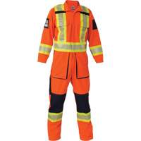 Ripstop Coveralls, Small, High Visibility Orange Auto-Cam