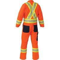 Ripstop Coveralls, Small, High Visibility Orange Auto-Cam