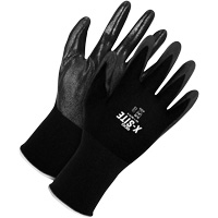 Gants enduits, 10, R&ecirc;vetement Bipolym&egrave;re, Calibre 15, Enveloppe en Nylon Auto-Cam