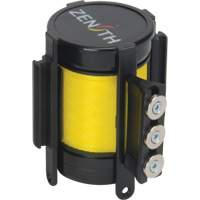 Cassette de ruban magn&eacute;tique pour barri&egrave;re de contr&ocirc;le des foules personnalis&eacute;e, 12', Ruban Jaune Auto-Cam