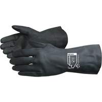 Chemstop Lined Chemical-Resistant Gloves, Size 7, 12" L, Neoprene, Flock-Lined Inner Lining, 30-mil Auto-Cam