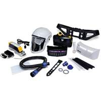 Trousse d'ensemble respirateur d'&eacute;puration d'air propuls&eacute; pour peintre Versaflo, Capuchon & visi&egrave;re, Pile Lithium-ion Auto-Cam