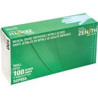 Puncture-Resistant Medical-Grade Disposable Gloves, Small, Nitrile, 3.5-mil, Powder-Free, Blue, Class 2 Auto-Cam