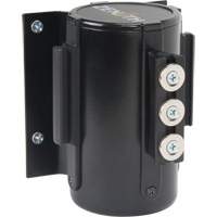 Barri&egrave;re &agrave; fixation murale avec ruban magn&eacute;tique, Acier, Fixation par vis, 12', Ruban Noir Auto-Cam