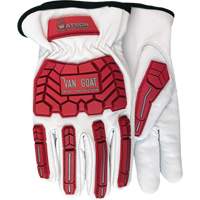 Van Goat Impact & Cut Resistant Gloves, X-Small, Goatskin Palm, Slip-On Cuff Auto-Cam