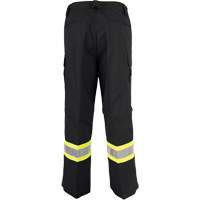 All-Season High Visibility Ventilated Pants, Poly-Cotton, 50, Black Auto-Cam