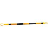 Retractable Cone Bar, 7'2" Extended Length, Black/Yellow SGS309 | Auto-Cam