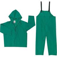 Dominator Limited Flammability Rain Suit, Large, Green Auto-Cam