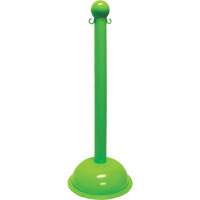 Heavy-Duty Stanchion, 40" High, Green Auto-Cam
