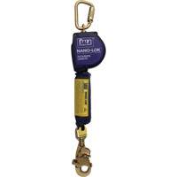 Nano-Lok Extended Length Self Retracting Lifeline, 10', Dyneema&reg;, Swivel Auto-Cam