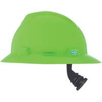 V-Gard&reg; Slotted Full-Brim Hardhat, Meets CSA Type 1, Ratchet Suspension, Non-Vented Auto-Cam