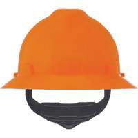 V-Gard&reg; Slotted Full-Brim Hardhat, Meets CSA Type 1, Ratchet Suspension, Non-Vented Auto-Cam