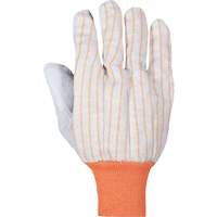 Endura&reg; Leather Palm Gloves, Large, Split Leather Palm Auto-Cam