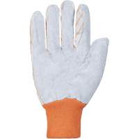 Endura&reg; Leather Palm Gloves, Large, Split Leather Palm Auto-Cam
