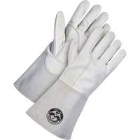 Gants de soudage &agrave; l'arc TIG, Cuir de ch&egrave;vre refendu, Taille Grand Auto-Cam