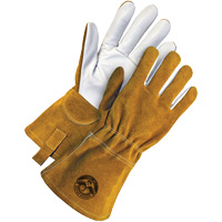 Gants de soudage &agrave; l'arc TIG, Cuir fleur de ch&egrave;vre, Taille T-Grand Auto-Cam