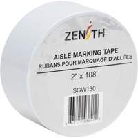 Ruban pour marquage d'all&eacute;es, 2" x 108', PVC, Blanc Auto-Cam