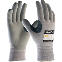 Gants r&eacute;sistants aux coupures en tricot sans coutures ATG MaxiCut 5, Taille T-petit, Calibre 13, Rev&ecirc;tement Mousse de nitrile, Enveloppe en Dyneema/Nylon, ASTM ANSI niveau A4/EN 388 niveau 4/EN 388 niveau C Auto-Cam