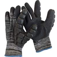 Gants antichocs enduits pour le martelage, 8/Moyen, Paume en Synth&eacute;tique, Poignet &eacute;lastique Auto-Cam